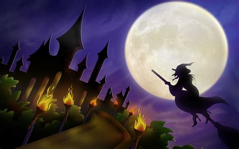 45 Cute Witch Halloween Wallpaper