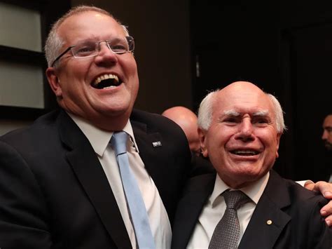 John Howard Praises Scott Morrison One Year Into Leadership Gold