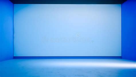 Abstract Empty Room With Soft Light Generative Ai Stock Image Image