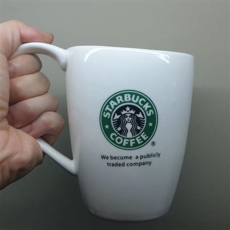 Starbucks White Ceramic Mug 1992 Logo Furniture And Home Living