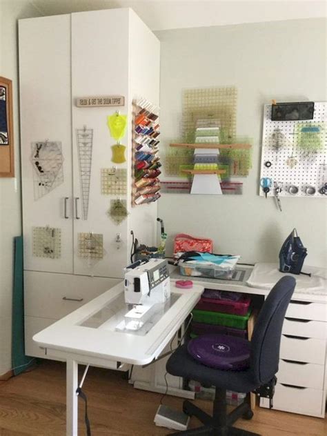 50 Inspiring Sewing Table Designs And Ideas In House Sewing Room