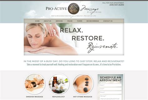 Pro Active Massage Located In Boise Idaho Boise Idaho Just Stop Pro Life Design