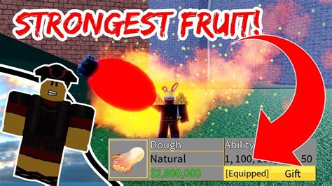 Dough Fruit Showcase Blox Fruit Youtube