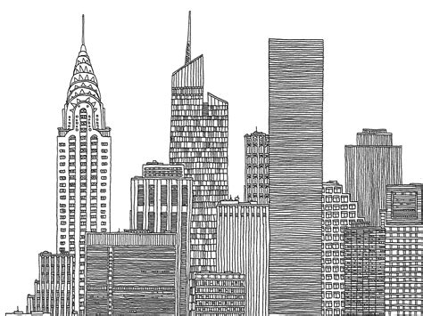 Easy Drawings Of New York City Clip Art Library