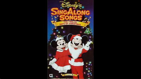 Digitized Opening To Disney S Sing Along Songs The Twelve Days Of