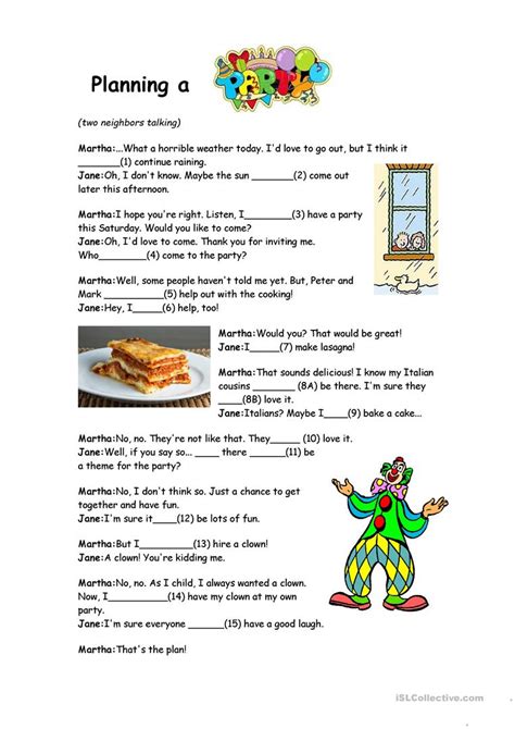 When ready, press start the practice. Will and Going to - Reading Comprehension worksheet - Free ...