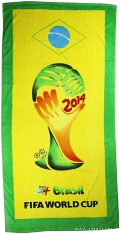 Promotional Custom Brazil World Cup Beach Towels China Promotional Custom Brazil World Cup
