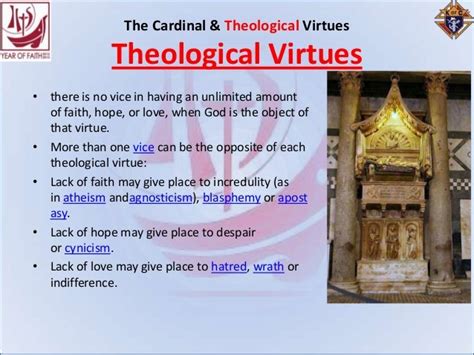 11 Oct 2013 Cardinal And Theological Virtues