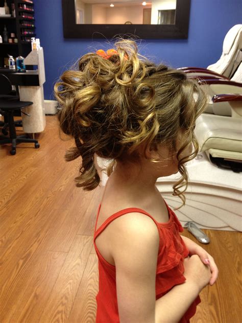 pin by ar cosmetology on hair done by allie flower girl updo flower girl hair accessories