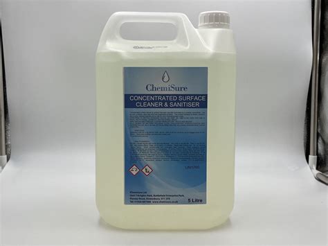 Concentrated Surface Cleaner And Sanitiser 5ltr Chemisure Chemical