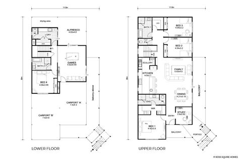 The classic queenslander is typically a single detached house made of timber and iron, and located on a separate block of land. Montville | Queenslander Style Design, Floorplan | WA Country Builder