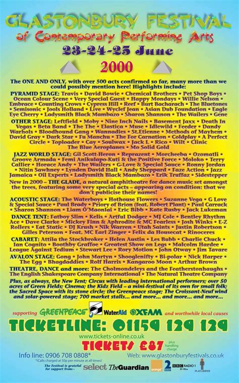 2000 | Glastonbury Festival