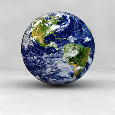 Planet Earth 3d Render With High Quality Texture Of Realistic Planet