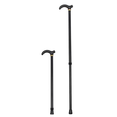 Lightweight Aluminum Adjustable Walking Cane Stick With Handle For Men