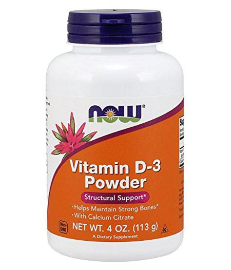 Experiment to figure out what works best for you. Now Foods Vitamin d-3 1 gm Vitamins Powder: Buy Now Foods ...