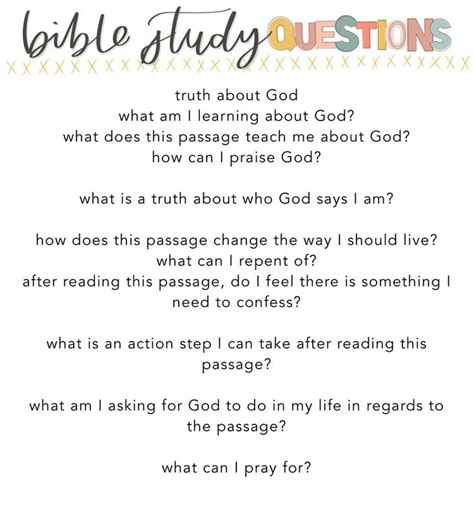 Bible Study Questions Printable — Find Wondrous Things Bible Study