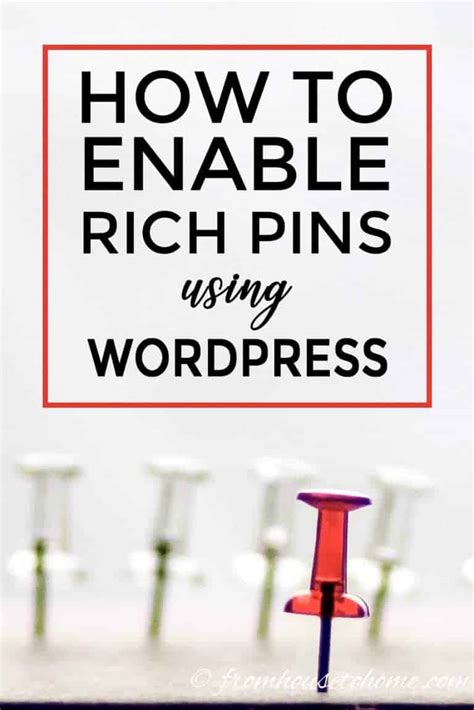 How To Enable Rich Pins For Wordpress Sites The Easy Way