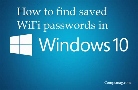 Tap on the explore tab. How to find saved WiFi passwords in Windows 10, 2020 ...