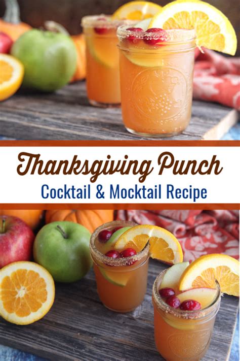 This Thanksgiving Punch Recipe Has All The Flavors Of Fall And Can Be