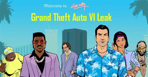 Rumor Grand Theft Auto Vi To Be Set In Vice City With