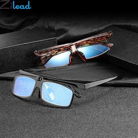 Zilead Anti Blue Light Flip Reading Glasses Magnifying Rotatable Hd Spectacles Presbyopia For