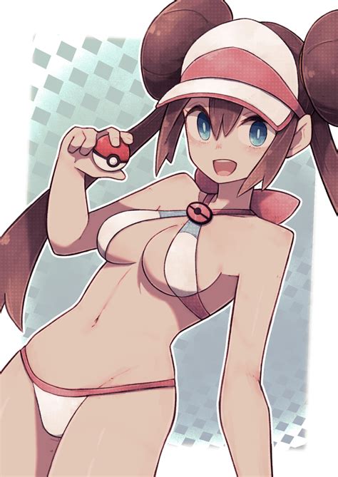 Rule 34 Bikini Blue Eyes Double Bun Lamb Oic029 Lamb Pixiv Pokeball