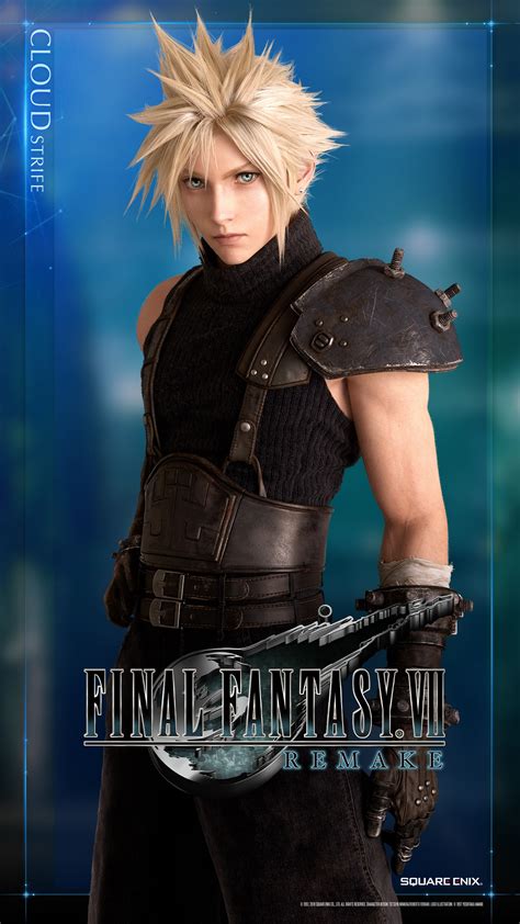 إطلاق صورة عالية الجودة لشخصية Cloud Strife من ريميك Final Fantasy Vii