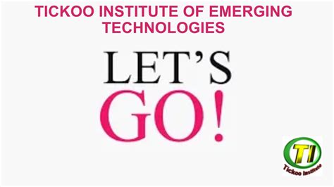 Tickoo Institute Of Emerging Technologies Tiet Showreel About Tiet Youtube