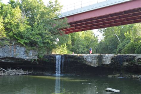 Ludlow Creek Falls Swimming Hole In Ohio
