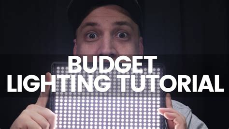 Simple Budget Lighting Techniques For Youtube Single Light Video