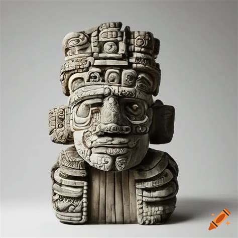 Mayan Statue With Intricate Details On Craiyon