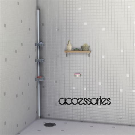 Sims 4 Ccs The Best Build A Shower Kit By Madhox