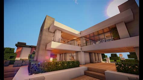 Minecraft Modern Architecture Modern Villa Youtube