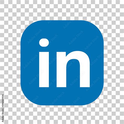 Linkedin Logo On A Transparent Background Vector Editorial Adobe Stock