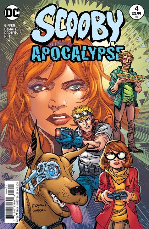 Scooby Apocalypse 4 Denys Cowan Variant Cover 2016 Vfnm Dc Comics
