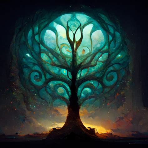 tree of life fantasy midjourney openart