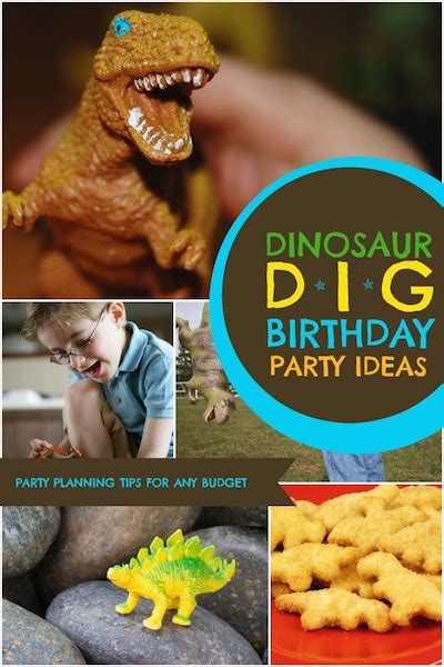 Tips For Planning A Dinosaur Dig Party Thrifty Jinxy