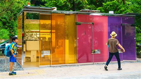 Japan See Through Public Toilets Open In Tokyo Parks World News