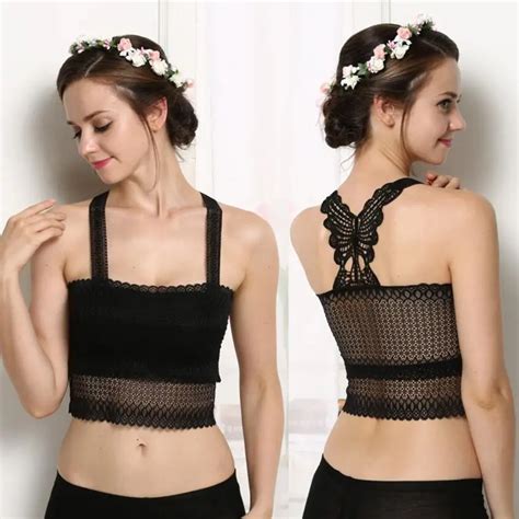 Hot2017 Summer Style Lace Fashion Lady Sexy Womens Strappy Crop Top Tank Bustier Bra Corset