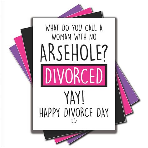 Funny Divorce Card Newly Single T Divorced Cheer Me Up Card Etsy