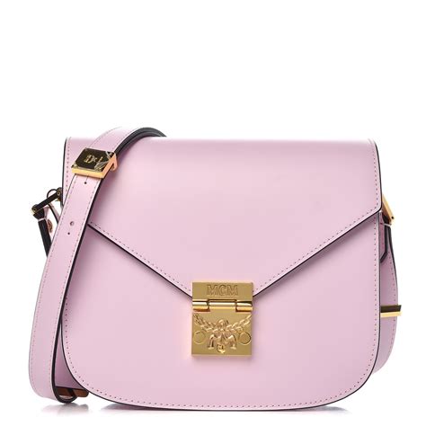 Mcm Calfskin Patricia Crossbody Bag Prism Pink 302920 Fashionphile