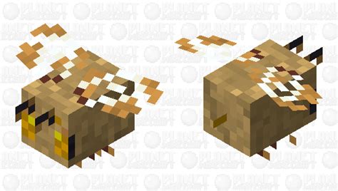 Honeyed Out Honey Bee Minecraft Mob Skin