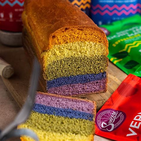 Celebration Rainbow Bread Loaf Recipe Rainbow Bread Suncore Foods Loaf Bread