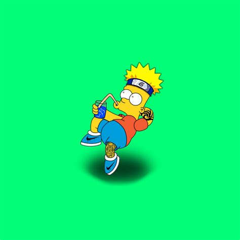 🔥 Free Download Download Nike Cartoon Drinking Bart Simpson Wallpaper