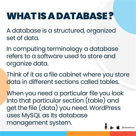 What Is A Database A Database Is A Structured Organized Set Of Data