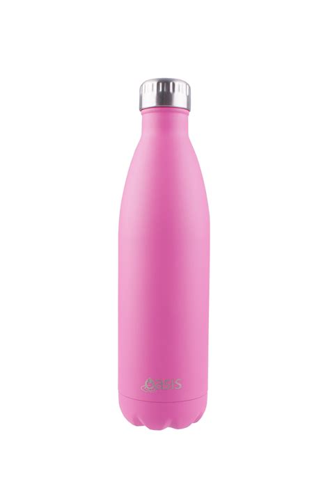 Oasis Insulated Stainless Steel Water Bottle Matte Pink 750ml At