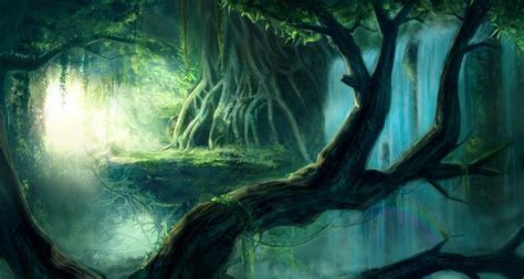 Forest Cave Concept By Raikoart Fantasy Concept Art Sci Fi Fantasy