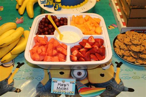 Margos Melons Fruit Tray Minion Party Despicable Me Party