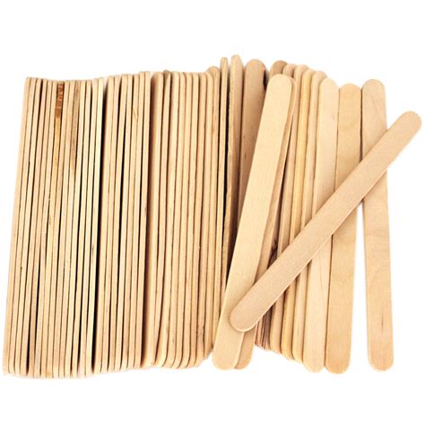 Standard Size Natural Wood Craft Sticks