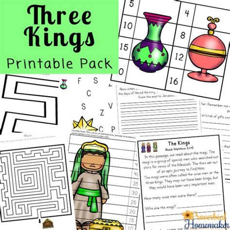Three Kings Activities For Kids